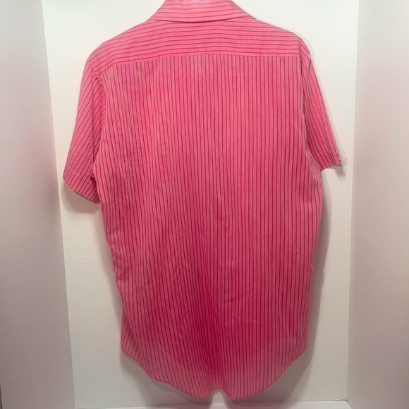 Vintage circa- 50's/60's Heritage House Casual Red Stripped Button Down Shirt! - Picture 11 of 11